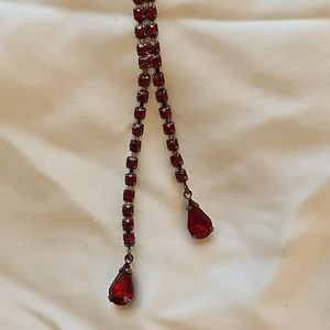 Goth Victorian Y necklace